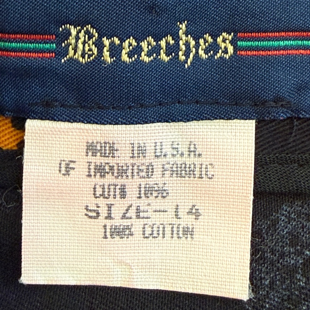 Vintage Breeches Short Wrap Skirt 14 Vibrate Colorful Made USA Feminine Resort - Picture 6 of 9